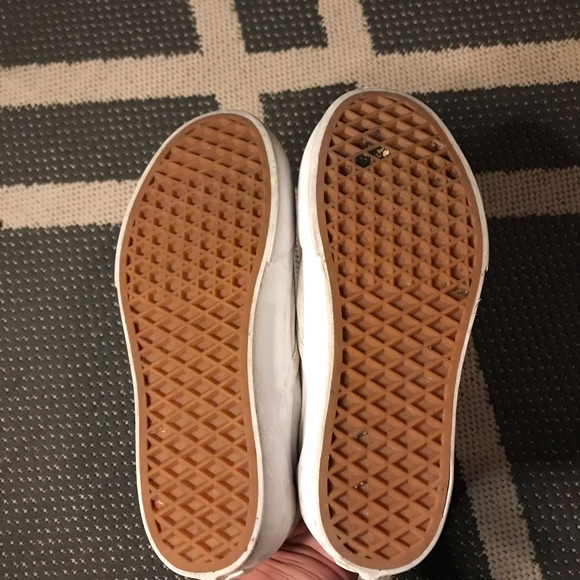 White slip on platform vans - Picture 8 of 13